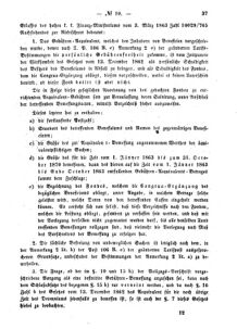 Verordnungsblatt für den Dienstbereich des K.K. Finanzministeriums für die im Reichsrate Vertretenen Königreiche und Länder : [...] : Beilage zu dem Verordnungsblatte für den Dienstbereich des K.K. Österr. Finanz-Ministeriums  18630321 Seite: 5