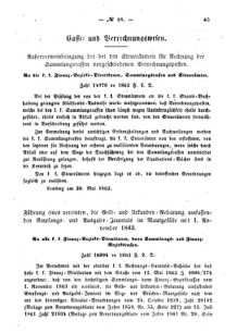 Verordnungsblatt für den Dienstbereich des K.K. Finanzministeriums für die im Reichsrate Vertretenen Königreiche und Länder : [...] : Beilage zu dem Verordnungsblatte für den Dienstbereich des K.K. Österr. Finanz-Ministeriums  18630615 Seite: 3