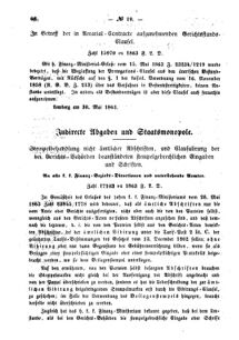 Verordnungsblatt für den Dienstbereich des K.K. Finanzministeriums für die im Reichsrate Vertretenen Königreiche und Länder : [...] : Beilage zu dem Verordnungsblatte für den Dienstbereich des K.K. Österr. Finanz-Ministeriums  18630618 Seite: 2