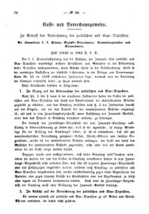 Verordnungsblatt für den Dienstbereich des K.K. Finanzministeriums für die im Reichsrate Vertretenen Königreiche und Länder : [...] : Beilage zu dem Verordnungsblatte für den Dienstbereich des K.K. Österr. Finanz-Ministeriums  18630623 Seite: 2