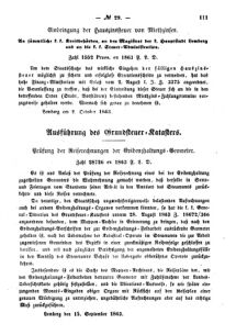 Verordnungsblatt für den Dienstbereich des K.K. Finanzministeriums für die im Reichsrate Vertretenen Königreiche und Länder : [...] : Beilage zu dem Verordnungsblatte für den Dienstbereich des K.K. Österr. Finanz-Ministeriums  18631007 Seite: 3