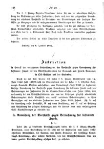 Verordnungsblatt für den Dienstbereich des K.K. Finanzministeriums für die im Reichsrate Vertretenen Königreiche und Länder : [...] : Beilage zu dem Verordnungsblatte für den Dienstbereich des K.K. Österr. Finanz-Ministeriums  18631012 Seite: 2