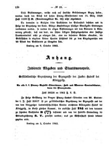 Verordnungsblatt für den Dienstbereich des K.K. Finanzministeriums für die im Reichsrate Vertretenen Königreiche und Länder : [...] : Beilage zu dem Verordnungsblatte für den Dienstbereich des K.K. Österr. Finanz-Ministeriums  18631021 Seite: 2