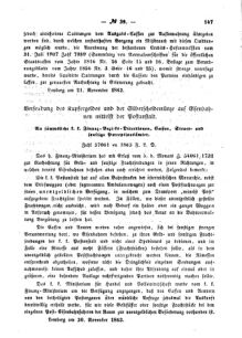 Verordnungsblatt für den Dienstbereich des K.K. Finanzministeriums für die im Reichsrate Vertretenen Königreiche und Länder : [...] : Beilage zu dem Verordnungsblatte für den Dienstbereich des K.K. Österr. Finanz-Ministeriums  18631212 Seite: 3