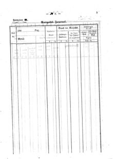 Verordnungsblatt für den Dienstbereich des K.K. Finanzministeriums für die im Reichsrate Vertretenen Königreiche und Länder : [...] : Beilage zu dem Verordnungsblatte für den Dienstbereich des K.K. Österr. Finanz-Ministeriums  18640104 Seite: 5