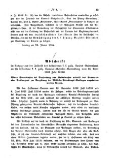 Verordnungsblatt für den Dienstbereich des K.K. Finanzministeriums für die im Reichsrate Vertretenen Königreiche und Länder : [...] : Beilage zu dem Verordnungsblatte für den Dienstbereich des K.K. Österr. Finanz-Ministeriums  18640208 Seite: 3