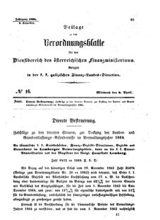 Verordnungsblatt für den Dienstbereich des K.K. Finanzministeriums für die im Reichsrate Vertretenen Königreiche und Länder : [...] : Beilage zu dem Verordnungsblatte für den Dienstbereich des K.K. Österr. Finanz-Ministeriums 