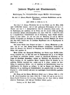 Verordnungsblatt für den Dienstbereich des K.K. Finanzministeriums für die im Reichsrate Vertretenen Königreiche und Länder : [...] : Beilage zu dem Verordnungsblatte für den Dienstbereich des K.K. Österr. Finanz-Ministeriums  18640511 Seite: 2