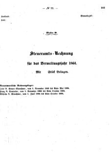 Verordnungsblatt für den Dienstbereich des K.K. Finanzministeriums für die im Reichsrate Vertretenen Königreiche und Länder : [...] : Beilage zu dem Verordnungsblatte für den Dienstbereich des K.K. Österr. Finanz-Ministeriums  18640530 Seite: 21