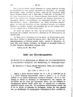 Verordnungsblatt für den Dienstbereich des K.K. Finanzministeriums für die im Reichsrate Vertretenen Königreiche und Länder : [...] : Beilage zu dem Verordnungsblatte für den Dienstbereich des K.K. Österr. Finanz-Ministeriums  18640609 Seite: 2