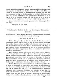 Verordnungsblatt für den Dienstbereich des K.K. Finanzministeriums für die im Reichsrate Vertretenen Königreiche und Länder : [...] : Beilage zu dem Verordnungsblatte für den Dienstbereich des K.K. Österr. Finanz-Ministeriums  18640820 Seite: 5