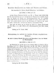 Verordnungsblatt für den Dienstbereich des K.K. Finanzministeriums für die im Reichsrate Vertretenen Königreiche und Länder : [...] : Beilage zu dem Verordnungsblatte für den Dienstbereich des K.K. Österr. Finanz-Ministeriums  18641110 Seite: 4