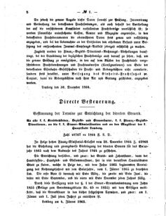 Verordnungsblatt für den Dienstbereich des K.K. Finanzministeriums für die im Reichsrate Vertretenen Königreiche und Länder : [...] : Beilage zu dem Verordnungsblatte für den Dienstbereich des K.K. Österr. Finanz-Ministeriums  18650114 Seite: 2