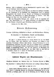 Verordnungsblatt für den Dienstbereich des K.K. Finanzministeriums für die im Reichsrate Vertretenen Königreiche und Länder : [...] : Beilage zu dem Verordnungsblatte für den Dienstbereich des K.K. Österr. Finanz-Ministeriums  18650318 Seite: 2