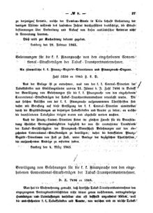 Verordnungsblatt für den Dienstbereich des K.K. Finanzministeriums für die im Reichsrate Vertretenen Königreiche und Länder : [...] : Beilage zu dem Verordnungsblatte für den Dienstbereich des K.K. Österr. Finanz-Ministeriums  18650318 Seite: 3