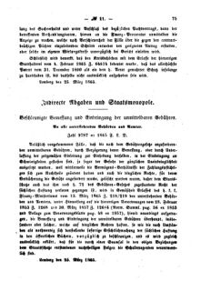 Verordnungsblatt für den Dienstbereich des K.K. Finanzministeriums für die im Reichsrate Vertretenen Königreiche und Länder : [...] : Beilage zu dem Verordnungsblatte für den Dienstbereich des K.K. Österr. Finanz-Ministeriums  18650415 Seite: 3