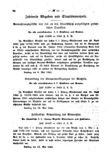 Verordnungsblatt für den Dienstbereich des K.K. Finanzministeriums für die im Reichsrate Vertretenen Königreiche und Länder : [...] : Beilage zu dem Verordnungsblatte für den Dienstbereich des K.K. Österr. Finanz-Ministeriums  18650526 Seite: 2