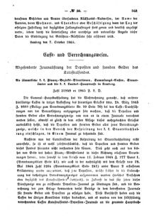 Verordnungsblatt für den Dienstbereich des K.K. Finanzministeriums für die im Reichsrate Vertretenen Königreiche und Länder : [...] : Beilage zu dem Verordnungsblatte für den Dienstbereich des K.K. Österr. Finanz-Ministeriums  18651018 Seite: 3