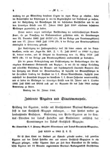 Verordnungsblatt für den Dienstbereich des K.K. Finanzministeriums für die im Reichsrate Vertretenen Königreiche und Länder : [...] : Beilage zu dem Verordnungsblatte für den Dienstbereich des K.K. Österr. Finanz-Ministeriums  18660115 Seite: 4