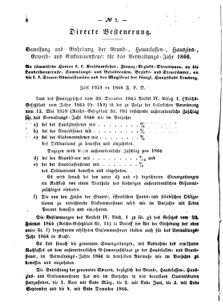 Verordnungsblatt für den Dienstbereich des K.K. Finanzministeriums für die im Reichsrate Vertretenen Königreiche und Länder : [...] : Beilage zu dem Verordnungsblatte für den Dienstbereich des K.K. Österr. Finanz-Ministeriums  18660123 Seite: 2