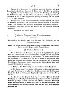 Verordnungsblatt für den Dienstbereich des K.K. Finanzministeriums für die im Reichsrate Vertretenen Königreiche und Länder : [...] : Beilage zu dem Verordnungsblatte für den Dienstbereich des K.K. Österr. Finanz-Ministeriums  18660123 Seite: 3