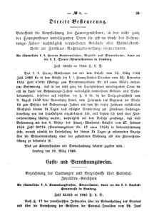 Verordnungsblatt für den Dienstbereich des K.K. Finanzministeriums für die im Reichsrate Vertretenen Königreiche und Länder : [...] : Beilage zu dem Verordnungsblatte für den Dienstbereich des K.K. Österr. Finanz-Ministeriums  18660406 Seite: 3