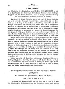 Verordnungsblatt für den Dienstbereich des K.K. Finanzministeriums für die im Reichsrate Vertretenen Königreiche und Länder : [...] : Beilage zu dem Verordnungsblatte für den Dienstbereich des K.K. Österr. Finanz-Ministeriums  18660502 Seite: 2