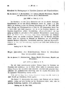 Verordnungsblatt für den Dienstbereich des K.K. Finanzministeriums für die im Reichsrate Vertretenen Königreiche und Länder : [...] : Beilage zu dem Verordnungsblatte für den Dienstbereich des K.K. Österr. Finanz-Ministeriums  18660525 Seite: 2