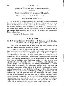 Verordnungsblatt für den Dienstbereich des K.K. Finanzministeriums für die im Reichsrate Vertretenen Königreiche und Länder : [...] : Beilage zu dem Verordnungsblatte für den Dienstbereich des K.K. Österr. Finanz-Ministeriums  18660921 Seite: 2