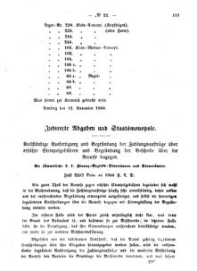 Verordnungsblatt für den Dienstbereich des K.K. Finanzministeriums für die im Reichsrate Vertretenen Königreiche und Länder : [...] : Beilage zu dem Verordnungsblatte für den Dienstbereich des K.K. Österr. Finanz-Ministeriums  18661122 Seite: 3