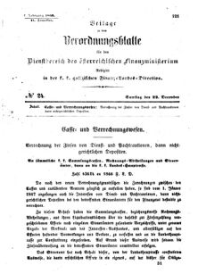 Verordnungsblatt für den Dienstbereich des K.K. Finanzministeriums für die im Reichsrate Vertretenen Königreiche und Länder : [...] : Beilage zu dem Verordnungsblatte für den Dienstbereich des K.K. Österr. Finanz-Ministeriums 