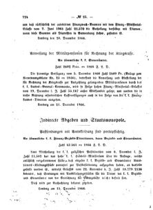 Verordnungsblatt für den Dienstbereich des K.K. Finanzministeriums für die im Reichsrate Vertretenen Königreiche und Länder : [...] : Beilage zu dem Verordnungsblatte für den Dienstbereich des K.K. Österr. Finanz-Ministeriums  18661228 Seite: 2