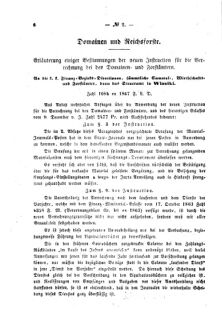 Verordnungsblatt für den Dienstbereich des K.K. Finanzministeriums für die im Reichsrate Vertretenen Königreiche und Länder : [...] : Beilage zu dem Verordnungsblatte für den Dienstbereich des K.K. Österr. Finanz-Ministeriums  18670108 Seite: 6