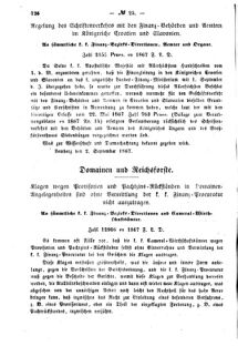 Verordnungsblatt für den Dienstbereich des K.K. Finanzministeriums für die im Reichsrate Vertretenen Königreiche und Länder : [...] : Beilage zu dem Verordnungsblatte für den Dienstbereich des K.K. Österr. Finanz-Ministeriums  18670919 Seite: 2