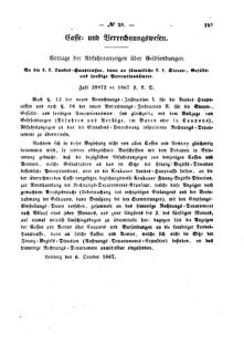 Verordnungsblatt für den Dienstbereich des K.K. Finanzministeriums für die im Reichsrate Vertretenen Königreiche und Länder : [...] : Beilage zu dem Verordnungsblatte für den Dienstbereich des K.K. Österr. Finanz-Ministeriums  18671023 Seite: 3