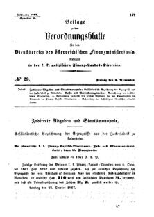 Verordnungsblatt für den Dienstbereich des K.K. Finanzministeriums für die im Reichsrate Vertretenen Königreiche und Länder : [...] : Beilage zu dem Verordnungsblatte für den Dienstbereich des K.K. Österr. Finanz-Ministeriums 