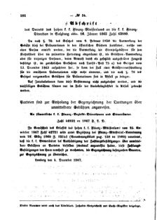 Verordnungsblatt für den Dienstbereich des K.K. Finanzministeriums für die im Reichsrate Vertretenen Königreiche und Länder : [...] : Beilage zu dem Verordnungsblatte für den Dienstbereich des K.K. Österr. Finanz-Ministeriums  18671231 Seite: 4