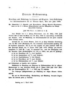 Verordnungsblatt für den Dienstbereich des K.K. Finanzministeriums für die im Reichsrate Vertretenen Königreiche und Länder : [...] : Beilage zu dem Verordnungsblatte für den Dienstbereich des K.K. Österr. Finanz-Ministeriums  18680408 Seite: 2