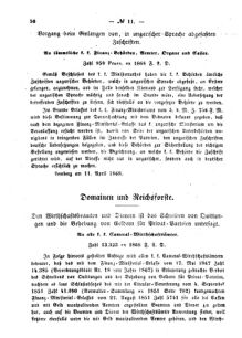 Verordnungsblatt für den Dienstbereich des K.K. Finanzministeriums für die im Reichsrate Vertretenen Königreiche und Länder : [...] : Beilage zu dem Verordnungsblatte für den Dienstbereich des K.K. Österr. Finanz-Ministeriums  18680417 Seite: 2