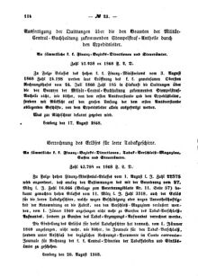 Verordnungsblatt für den Dienstbereich des K.K. Finanzministeriums für die im Reichsrate Vertretenen Königreiche und Länder : [...] : Beilage zu dem Verordnungsblatte für den Dienstbereich des K.K. Österr. Finanz-Ministeriums  18680905 Seite: 2