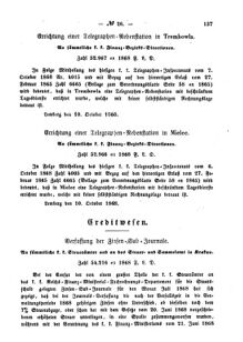 Verordnungsblatt für den Dienstbereich des K.K. Finanzministeriums für die im Reichsrate Vertretenen Königreiche und Länder : [...] : Beilage zu dem Verordnungsblatte für den Dienstbereich des K.K. Österr. Finanz-Ministeriums  18681020 Seite: 3