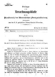 Verordnungsblatt für den Dienstbereich des K.K. Finanzministeriums für die im Reichsrate Vertretenen Königreiche und Länder : [...] : Beilage zu dem Verordnungsblatte für den Dienstbereich des K.K. Österr. Finanz-Ministeriums 