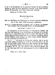 Verordnungsblatt für den Dienstbereich des K.K. Finanzministeriums für die im Reichsrate Vertretenen Königreiche und Länder : [...] : Beilage zu dem Verordnungsblatte für den Dienstbereich des K.K. Österr. Finanz-Ministeriums  18690125 Seite: 3