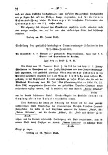 Verordnungsblatt für den Dienstbereich des K.K. Finanzministeriums für die im Reichsrate Vertretenen Königreiche und Länder : [...] : Beilage zu dem Verordnungsblatte für den Dienstbereich des K.K. Österr. Finanz-Ministeriums  18690203 Seite: 6