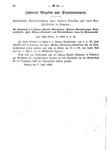 Verordnungsblatt für den Dienstbereich des K.K. Finanzministeriums für die im Reichsrate Vertretenen Königreiche und Länder : [...] : Beilage zu dem Verordnungsblatte für den Dienstbereich des K.K. Österr. Finanz-Ministeriums  18690616 Seite: 2