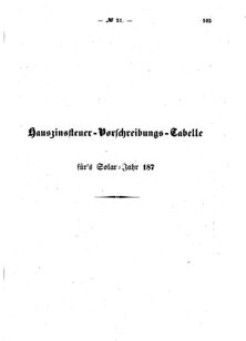 Verordnungsblatt für den Dienstbereich des K.K. Finanzministeriums für die im Reichsrate Vertretenen Königreiche und Länder : [...] : Beilage zu dem Verordnungsblatte für den Dienstbereich des K.K. Österr. Finanz-Ministeriums  18690628 Seite: 7