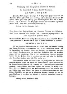 Verordnungsblatt für den Dienstbereich des K.K. Finanzministeriums für die im Reichsrate Vertretenen Königreiche und Länder : [...] : Beilage zu dem Verordnungsblatte für den Dienstbereich des K.K. Österr. Finanz-Ministeriums  18691005 Seite: 4