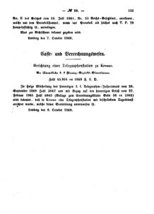 Verordnungsblatt für den Dienstbereich des K.K. Finanzministeriums für die im Reichsrate Vertretenen Königreiche und Länder : [...] : Beilage zu dem Verordnungsblatte für den Dienstbereich des K.K. Österr. Finanz-Ministeriums  18691026 Seite: 3