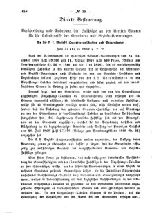 Verordnungsblatt für den Dienstbereich des K.K. Finanzministeriums für die im Reichsrate Vertretenen Königreiche und Länder : [...] : Beilage zu dem Verordnungsblatte für den Dienstbereich des K.K. Österr. Finanz-Ministeriums  18691110 Seite: 2