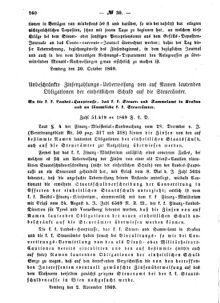 Verordnungsblatt für den Dienstbereich des K.K. Finanzministeriums für die im Reichsrate Vertretenen Königreiche und Länder : [...] : Beilage zu dem Verordnungsblatte für den Dienstbereich des K.K. Österr. Finanz-Ministeriums  18691110 Seite: 4